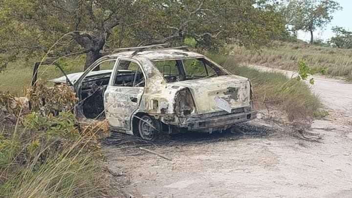 Aparece taxistas al que le quemaron carro en Guanacaste