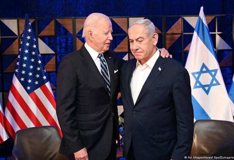 Benjamin Netanyahu insiste en que EE. UU. retiene envíos de armas