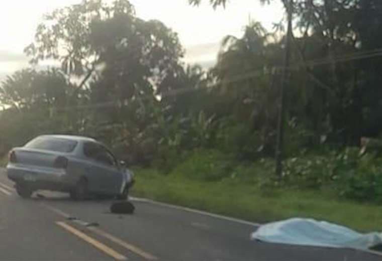 Motociclista muere tras chocar contra carro en Ciudad Neily