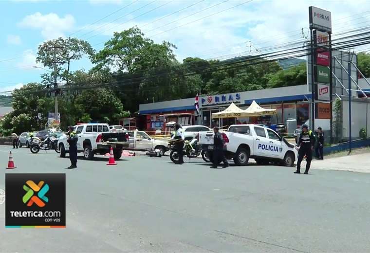 Video: Imprudencia causó muerte de joven motociclista en Santa Ana