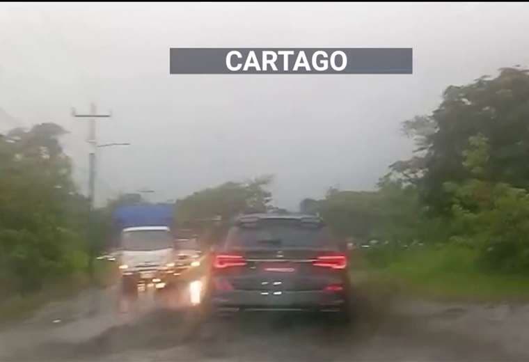 Fuertes lluvias azotaron algunas regiones de Cartago